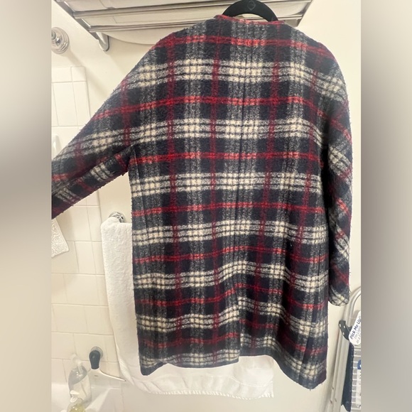 Madewell Plaid Wool Estate Coat - Picture 6 of 10